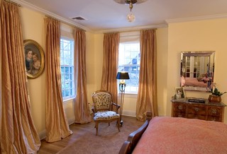 现代美式风格2013别墅浪漫卧室窗帘效果图