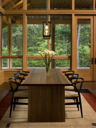 欧式风格家具复式别墅豪华型实木餐桌效果图