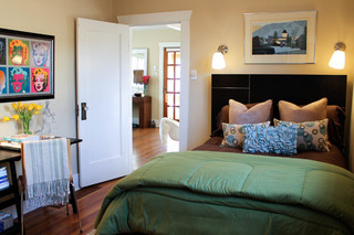 现代简约风格厨房舒适经济型6平米卧室设计图