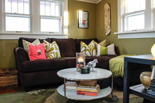 现代简约风格客厅舒适经济型功能沙发图片