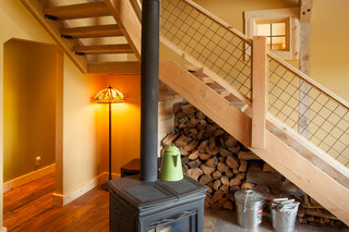 欧式风格50平米复式豪华室内实木楼梯装修效果图