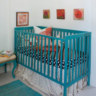 混搭风格客厅浪漫婚房布置富裕型双胞胎婴儿床图片