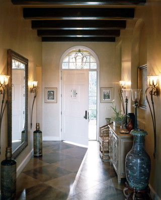 新古典风格客厅3层别墅欧式奢华实木门板橱柜定做