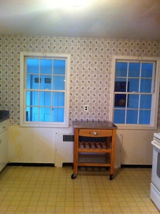 新古典风格温馨米黄色调墙壁2014家装厨房设计