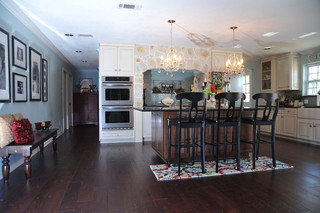 现代美式风格奢华家具3平米厨房木地板效果图