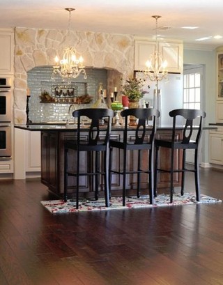 美式风格奢华2012家装厨房折叠餐桌图片