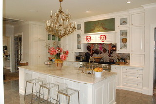 北欧风格豪华型3平米厨房客厅水晶灯图片