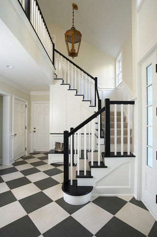 美式风格卧室单身公寓舒适大理石楼梯效果图