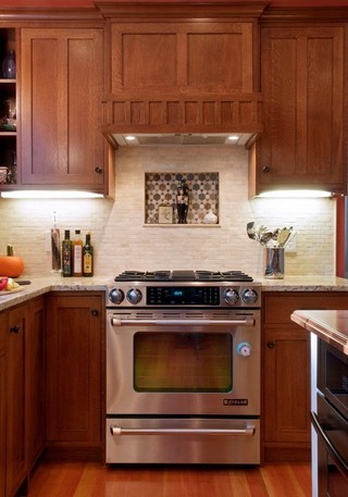欧式风格大气暖色调2013家装厨房改造