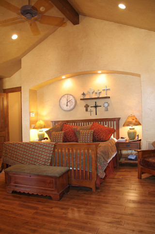 美式乡村风格三层独栋别墅可爱卧室8平米卧室设计图
