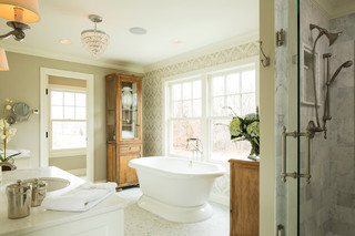新古典风格卧室三层独栋别墅简洁品牌浴室柜图片