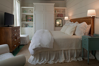 美式风格客厅海边别墅唯美床头柜图片