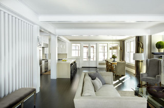 现代简约风格客厅三层双拼别墅小清新宜家沙发床图片
