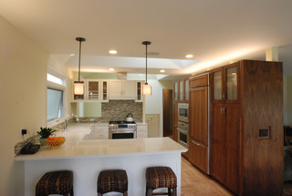 美式风格客厅三层平顶别墅小清新2013厨房吊顶效果图