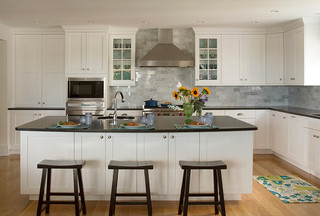 现代简约风格厨房三层连体别墅时尚片红木餐桌效果图
