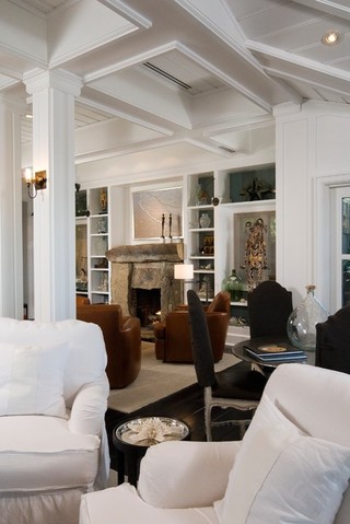 北欧风格三层独栋别墅时尚室内实木沙发客厅效果图
