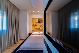 东南亚风格公寓舒适原木色卧室效果图