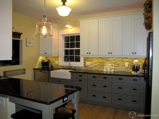 欧式风格温馨客厅富裕型6平米厨房装修图片