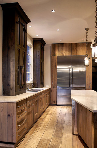 美式风格卧室三层连体别墅大气2013家装厨房装修效果图