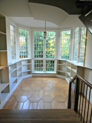 美式风格客厅一层别墅及大气不锈钢楼梯扶手设计图