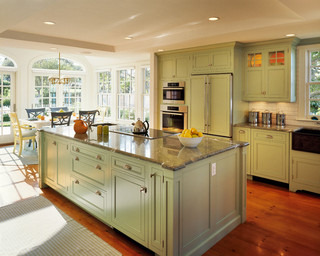 现代美式风格300平别墅小清新4平米小厨房设计图