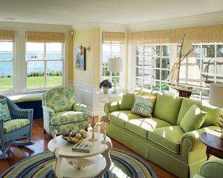美式风格客厅三层小别墅小清新名牌布艺沙发图片