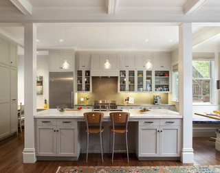 现代简约风格2013年别墅小清新开放式厨房设计图