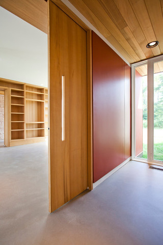 现代欧式风格2014年别墅温馨卧室办公室玄关设计图