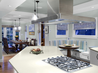 现代简约风格卫生间三层半别墅浪漫婚房布置小户型开放式厨房装修图片