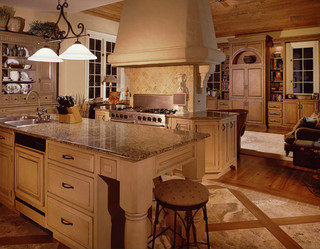 欧式风格欧式别墅客厅卧室温馨开放式厨房吧台改造