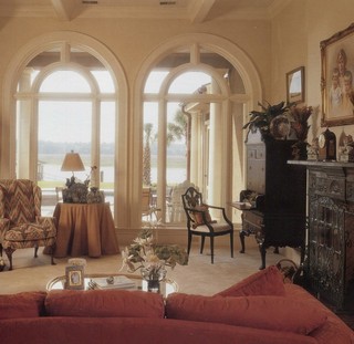 欧式风格客厅欧式别墅及温馨客厅沙发摆放效果图