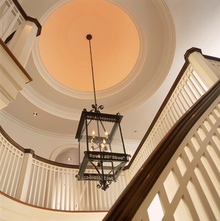 房间欧式风格三层别墅大气旋转楼梯装修图片