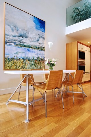 现代简约风格卧室小型公寓大气实木餐桌图片