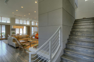 现代简约风格卫生间小型公寓大气家装楼梯效果图