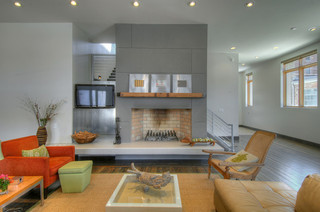 现代简约风格卧室单身公寓设计图大气三人沙发效果图
