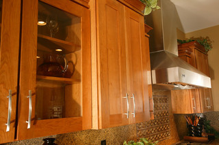 新古典风格客厅单身公寓厨房中式古典家具厨房推拉门改造