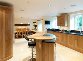 简约风格复式公寓现代简洁厨房和餐厅装修图片