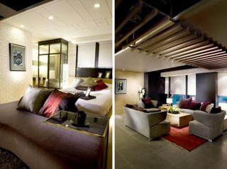 欧式风格公寓奢华褐色客厅装修图片