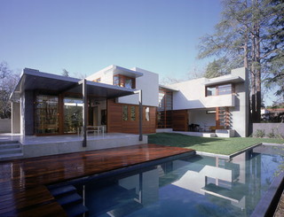 现代简约风格卫生间三层平顶别墅大气室内游泳池效果图