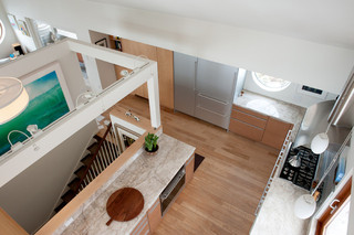 现代简约风格2014年别墅简洁卧室小户型开放式厨房改造