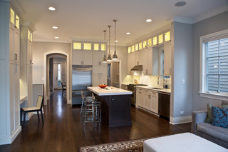 新古典风格300平别墅现代简洁2013整体厨房装修