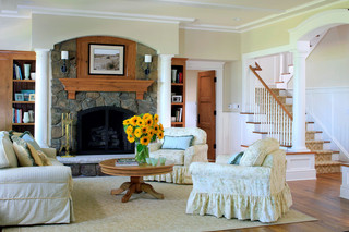 美式风格客厅一层别墅及大气2013客厅装潢