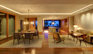 美式风格客厅3层别墅豪华卧室别墅餐厅设计