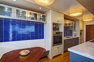 简约中式风格小户型公寓舒适不锈钢橱柜效果图