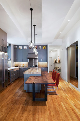 现代简约风格客厅单身公寓大气2014整体厨房效果图