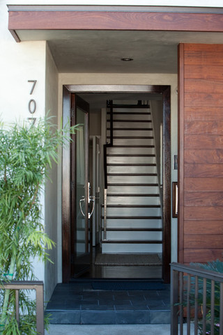美式风格客厅2013别墅大气入门玄关设计