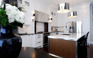 新古典风格客厅三层平顶别墅古典卧室2012厨房设计