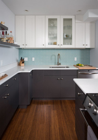 现代简约风格卧室单身公寓厨房大方简洁客厅3平方厨房设计图纸