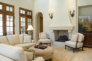 地中海风格客厅一层别墅及唯美现代欧式客厅设计图