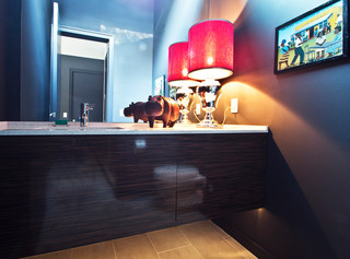混搭风格客厅一层别墅艺术家具卫浴用品装修效果图